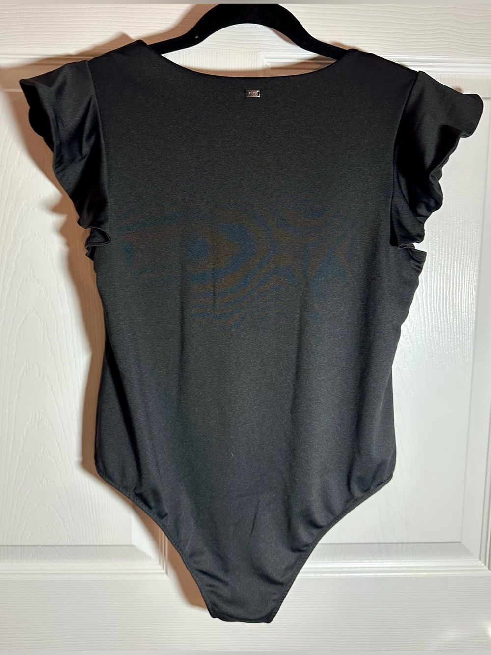 MEXX Black Flutter Sleeve Bodysuit | Size Medium - Picture 3 of 11